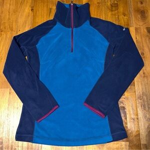 Columbia women's fleece 1/4 zip pullover size small